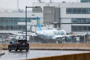 Frontier plane fatally strikes a person walking on runway at Denver International Airport