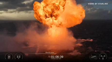 WATCH SpaceX Starship explode on splashdown ‘as expected’