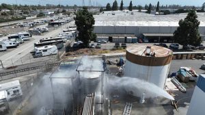 Chemical blast fears trigger mass evacuation in California (VIDEOS)