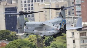 US Ospreys hover over Venezuelan capital (VIDEO)