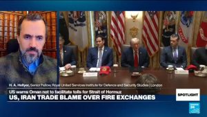 US, Iran trade blame over fire exchanges