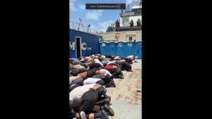 Far-right Israeli minister sparks outcry with video of bound and kneeling Gaza flotilla activists