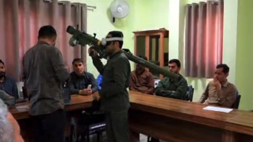 'How to shoot down an F-18': Videos show Iran militia members training to use anti-aircraft missiles