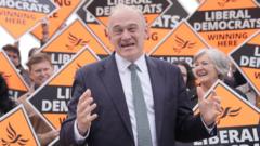 Lib Dems offer alternative to extremes of Reform and Greens, Davey says