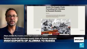 Irish company 'assisting in commission of crimes' by supplying alumina to Russia for Ukraine war