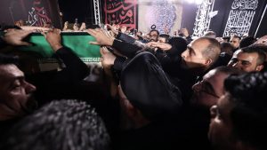 Huge crowds flood Iraq’s holy cities for Khamenei funeral procession