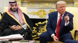 Trump stuns Saudis by pinning nuclear deal to Israel ties