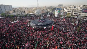 Khamenei funeral procession begins in Tehran, draws massive crowds of mourners
