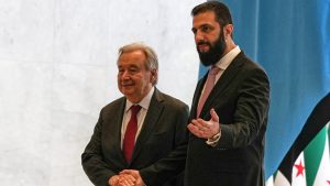 Guterres arrives in Syria for first UN secretary-general visit since before civil war