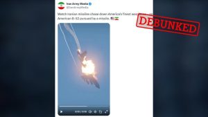 No, this video does not show Iran downing a US B-52 bomber
