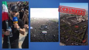 Regime supporters and opposition share AI-generated images of Khamenei’s funeral