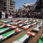 Gaza holds one of its largest funerals for victims of single Israeli attack (VIDEO)